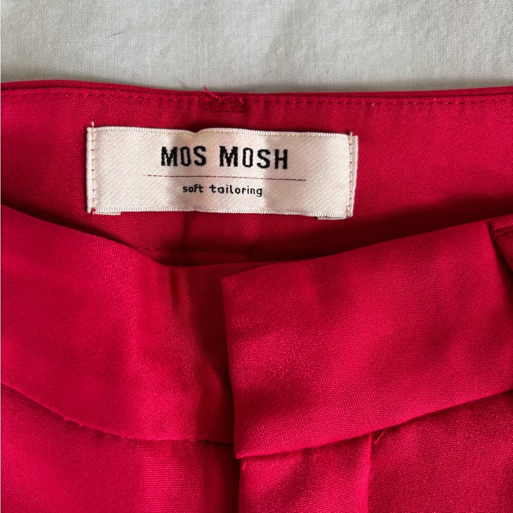 Mos Mosh Fuchsia Pants with Ankle Flare-Leg Design - Picture 2 of 13